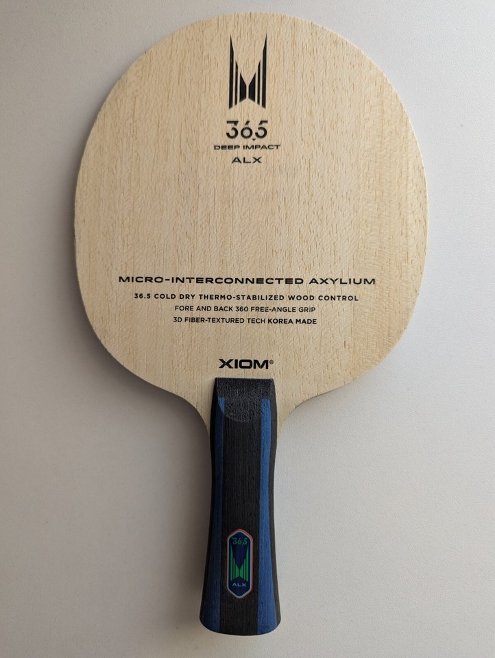 XIOM 36.5 ALX Offensive Carbon Table Tennis Blade FL Handle eBay