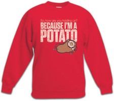 Suéter Because I'm A Potato Kinder Fun Po…