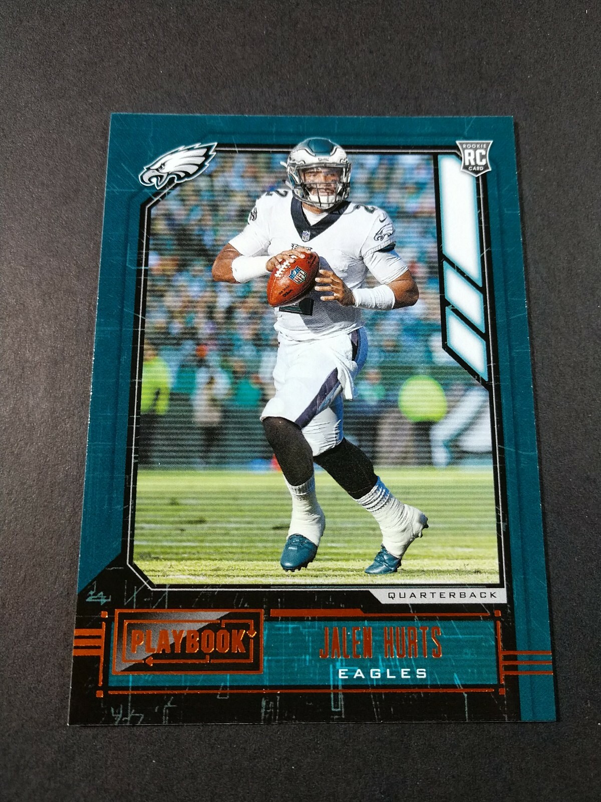JALEN HURTS 2020 Panini Playbook RC #112 ORANGE Parallel PHILADELPHIA EAGLES