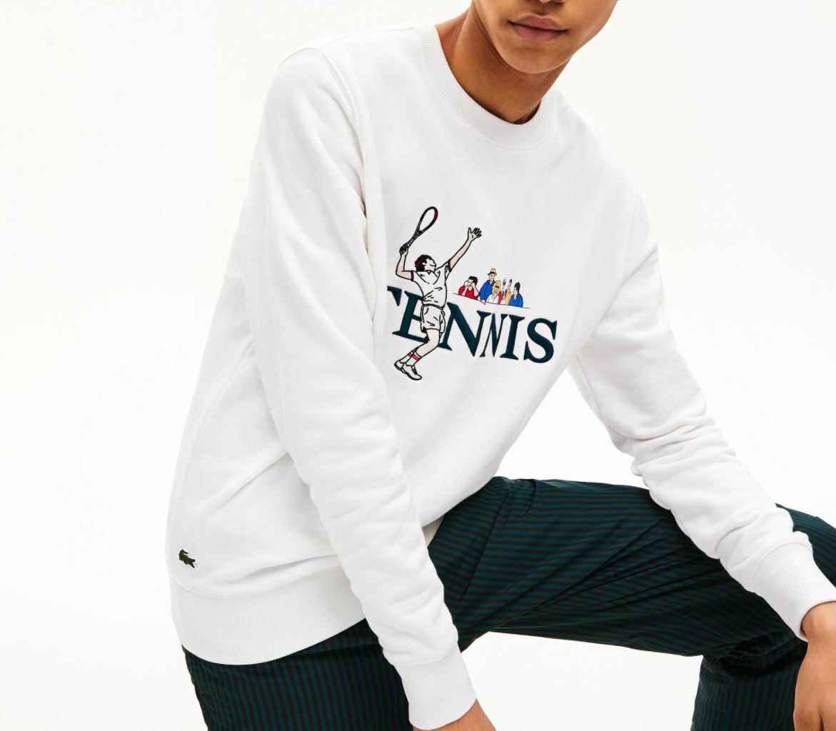 LACOSTE MENS LIVE PIQUE SWEATSHIRT/JUMPER FR3 SMALL rrp:-£120 | eBay
