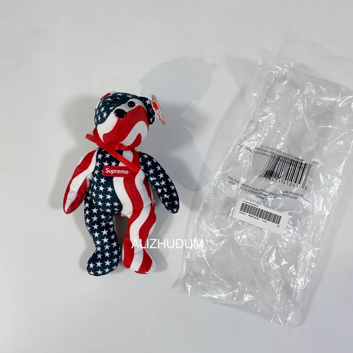 SUPREME FW22 TY BEANIE BABY AMERICAN FLAG BEAR PLUSH 8