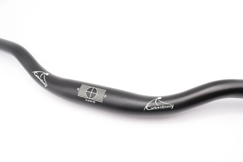 Manubrio bici riser bar ergo mtb manubrio Ø 31,8 mm 580 620 700 720 780 mm - Immagine 2 di 4