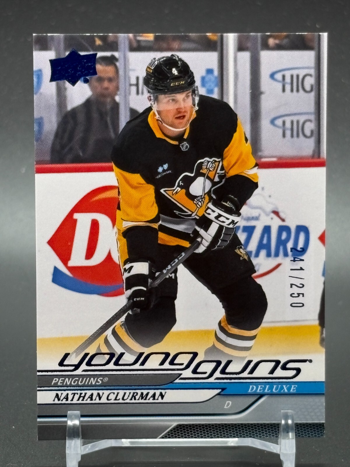 2024-25 Upper Deck Extended Young Guns Deluxe #729 NATHAN CLURMAN RC /250