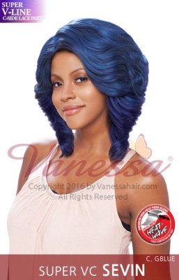 SUPER VC SEVIN - VANESSA SYNTHETIC SUPER V-LINE C-SIDE PART WIG FLIP CURL