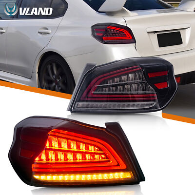 VLAND Für Subaru WRX & WRX STI 2015-2021 LED Rückleuchten Sequentiell Klarglas