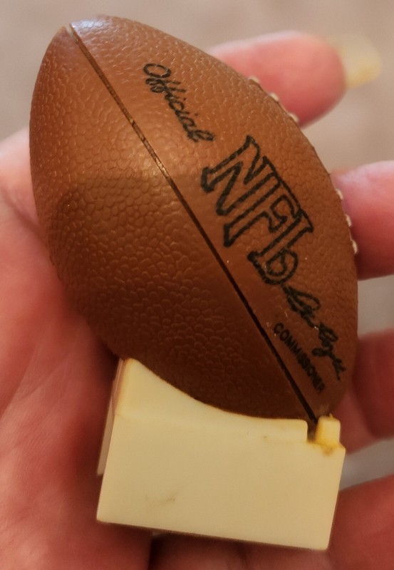 Official NFL Football On Kicking Tee Pencil Sharpener Paul Tagliabue 1989