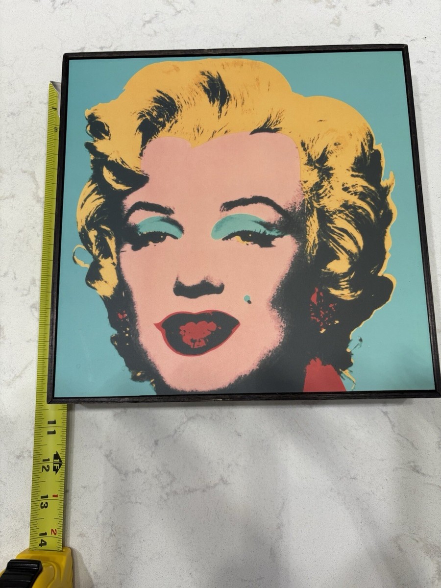 MARILYN, 1967 (ON BLUE GROUND)By Andy Warhol McGaw ArtBlox Framed