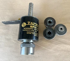 TAPMATIC SPD-7QC REVERSIBLE TAPPING HEAD W/ WE2 COLLETS  & 3/4 SHANK
