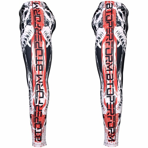 FY-122 DEVIL HORN Compression Skin Tights Base layer MMA Spats Rash guard BJJ - Picture 4 of 6