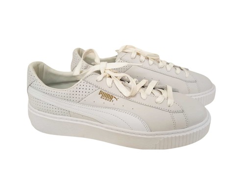 puma basket platform perf gum