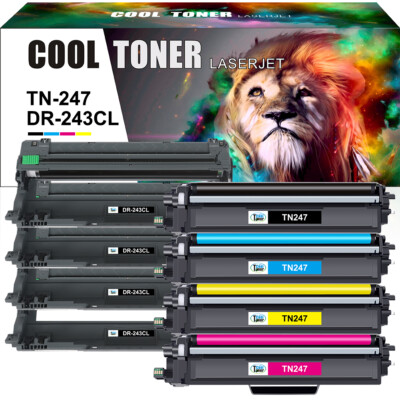TONER/Trommel Compatible with Brother TN-247 DR-243CL MFC-L3750CDW DCP-L3550CDW