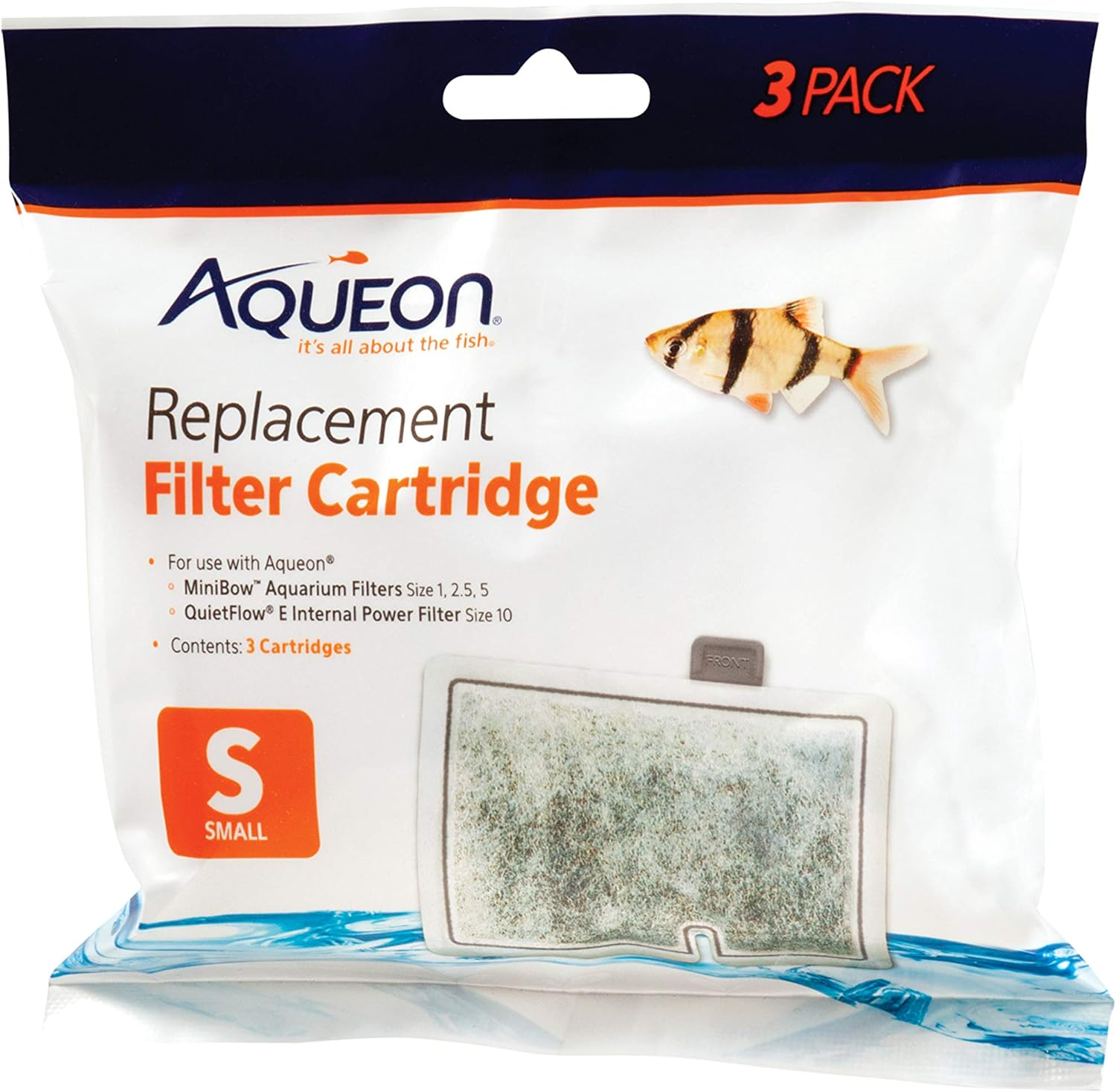 Aquarium Fish Tank Replacement Filter Cartridges Small 3 Pcs For Water Clarity ✅