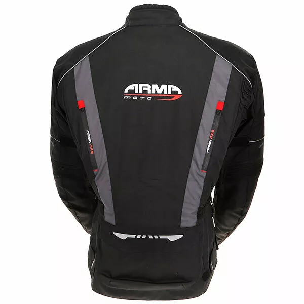 ARMR moto KISO 2 MENS TEXTILE WATERPROOF ARMOURED MOTORCYCLE