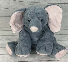 TY TyLux WINKS Elephant Plush Beans Lovey Gray Pink 2002 plastic eyes