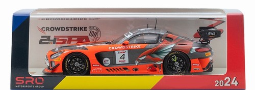 Spark SB804 Mercedes-AMG #4 'CrowdStrike by Riley' Spa 24 ore 2024 - scala 1/43 - Foto 4 di 4