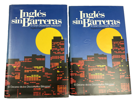 Ingles Sin Barreras Diccionario English Spanish Dictionary Vol 1 & 2 Ex Library