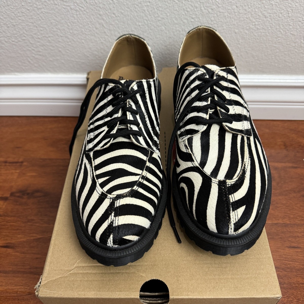 Dr. Martens Split Toe 5 Eye Supreme Zebra Size 11 | eBay