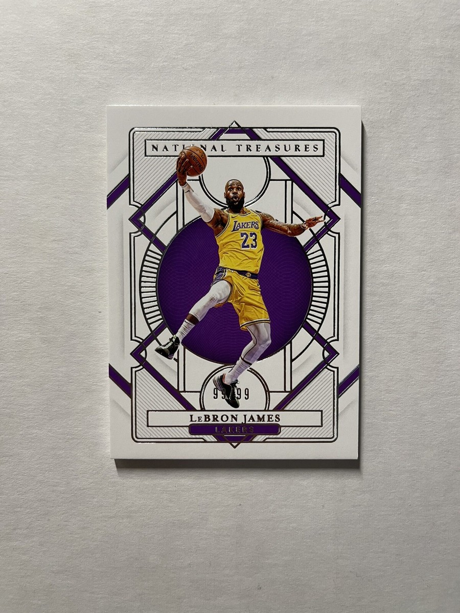 NATIONAL TREASURE LEBRON JAMES /25 シリアル 2022 National Treasures LeBron James Treasured Threads Prime