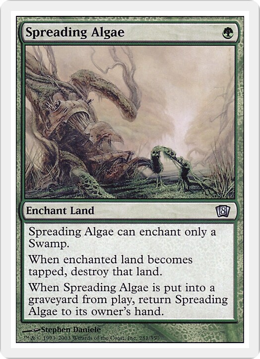 SPREADING ALGAE mtg NM 8th Edition Unc 1 Card