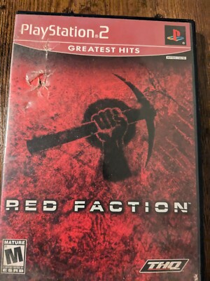 Red Faction (Sony Playstation 2, PS2) Complete CIB - Tested!