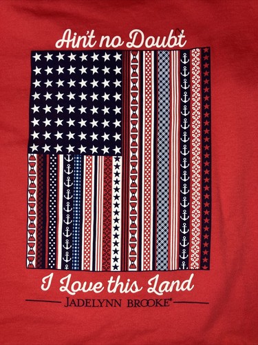 Jadelynn Brooke Women’s Short Sleeve T-Shirt Red Medium - Picture 4 of 7