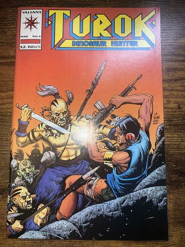 Turok Dinosaurierjäger Ausgabe 9 tapferes Comicbuch
