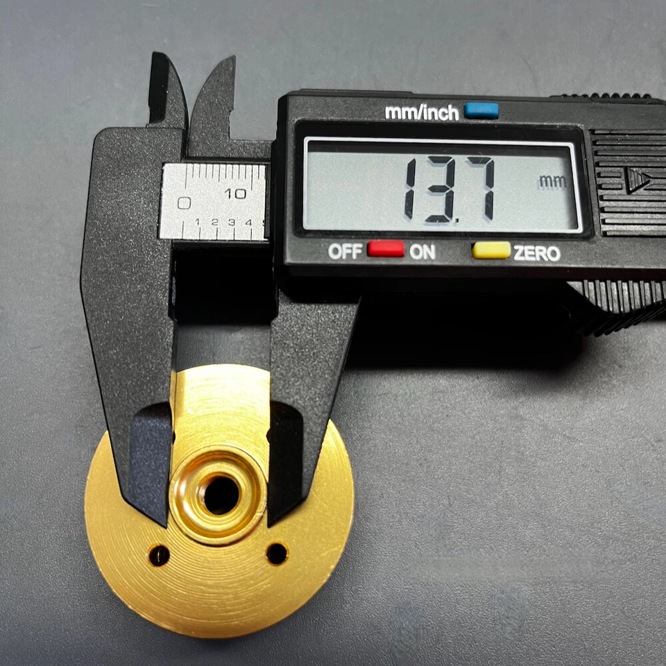 Zylinderkopf GX12 gold Short Type .12 Nitromotor Ersatzteil Kyosho 74012-01G - Bild 3 von 4