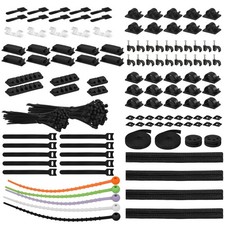 319pcs Cable Management Organizer Kit, Desk Cord Organizer, 98 Adhesive Cable...