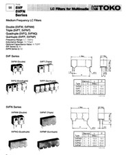 Lot De 3 Transformateurs Ajustables Toko RCL KANS K3334 R - 5 Broches, Neufs De Stock