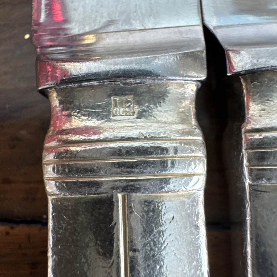 Juego de 8 cuchillos para cena y almuerzo Christofle Francia de colección Altlantide Atlantis Foto 3 de 4