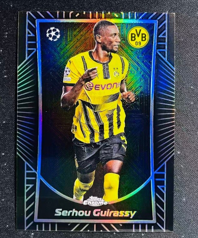 Serhou Guirassy 2024-25 Topps Chrome UEFA Shadow Etch #SE-6