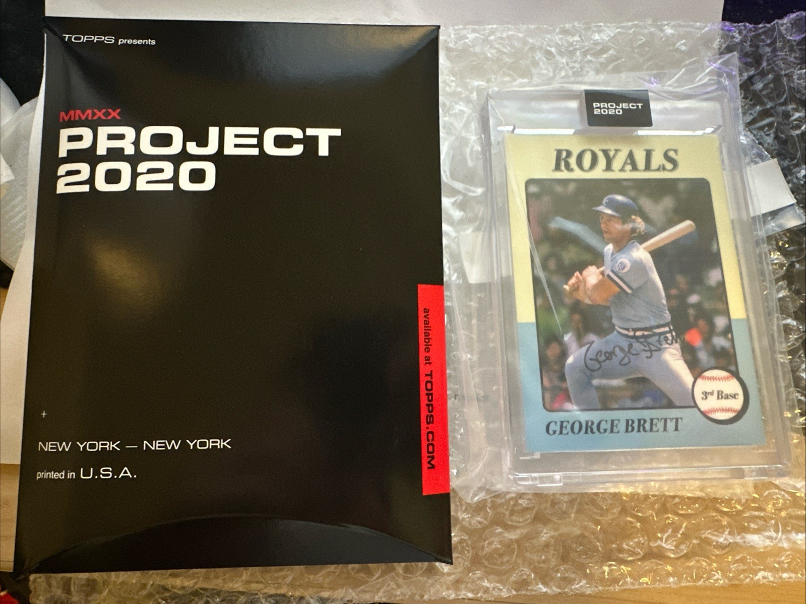 2020 Topps Project 2020 - 1975 Topps George Brett #112 Oldmanalan /6558