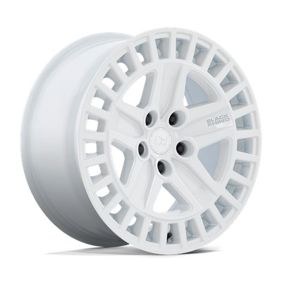 18x8.5 Black Rhino Alston Gloss White Wheels 5x4.5 (25mm) Set of 4