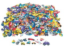 Transportation Ships Cars Airplane Self Adhesive Foam Shapes Stickers, 100 Count
