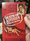 1960 Fawcett - Matt Helm Death of a Citizen by Donald Hamilton Paperback Book