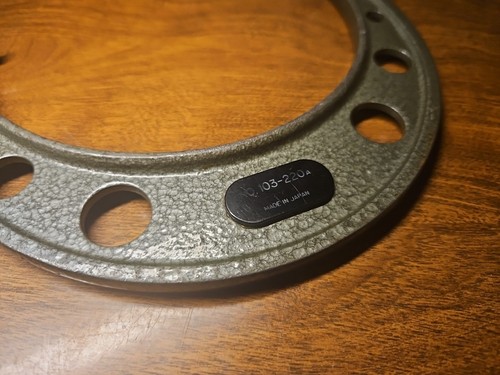 MITUTOYO NO. 103-220A OUTSIDE MICROMETER 5-6" .0001" JAPAN Made Machinist Tool. - Picture 2 of 7