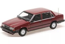 Mini car 1/18 Volvo 740 GL 1986 (red) "MINICHAMPS" [155171704]