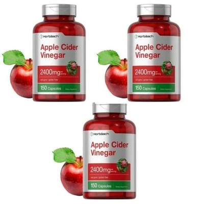 #ad #ad Apple Cider Vinegar Capsules 2400mg 150 Count Non GMO by Horbaach $24.99