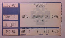 Vintage Grease Musical Ticket Stub 1996 Grand Theatre Broadway Touring Series
