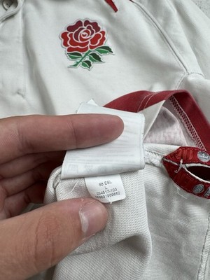 Vintage Nike England 2003/2004 Rugby Y2K O2 Long Sleeve JerseyPolo