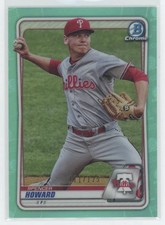 2020 Bowman Chrome Prospects Aqua Refractor /125 Spencer Howard #BCP-55