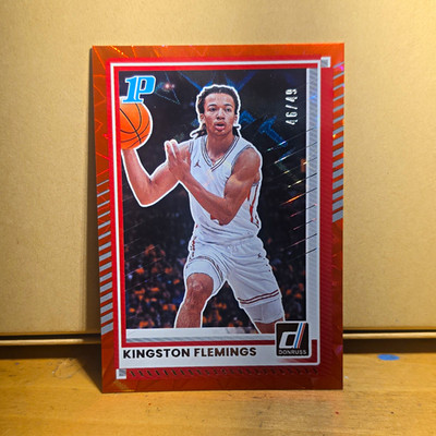 Kingston Flemings Texas Longhorns 2025-26 Panini Donruss /99 Card #123