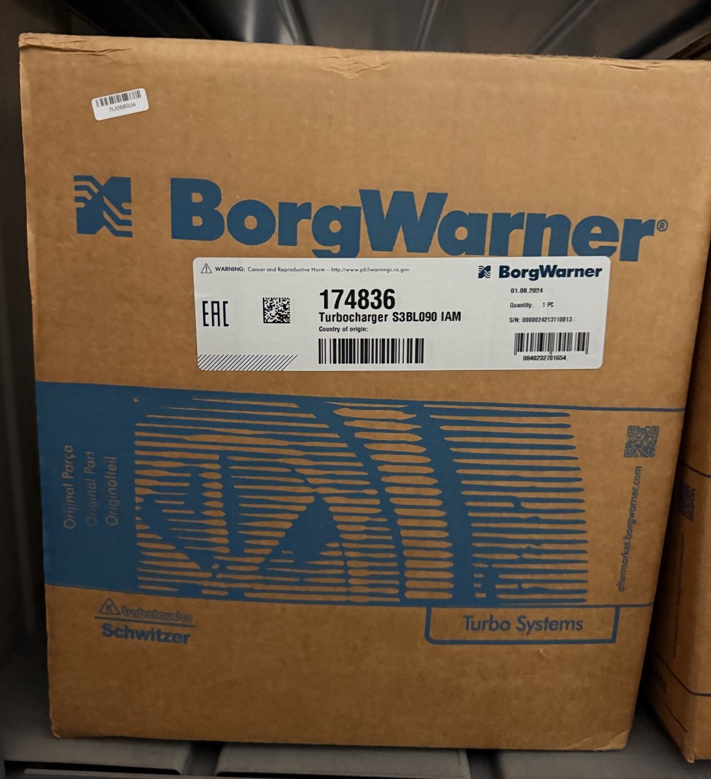 borg warner turbo - 174836