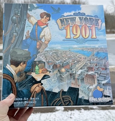 New York 1901 Board Game, Blue Orange Games, Open but never used