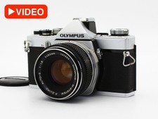 Olympus M-1 OM-1 Early Silver SLR M-SYSTEM 50mm f1.8 Near Mint From JAPAN