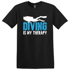 Diving T-Shirt "Diving Is My Therapy"