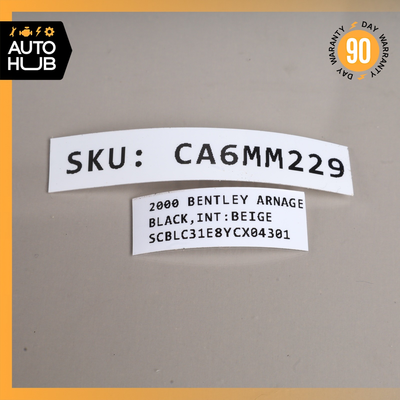 Bentley Arnage 1999-2009 Front Right Window regulator