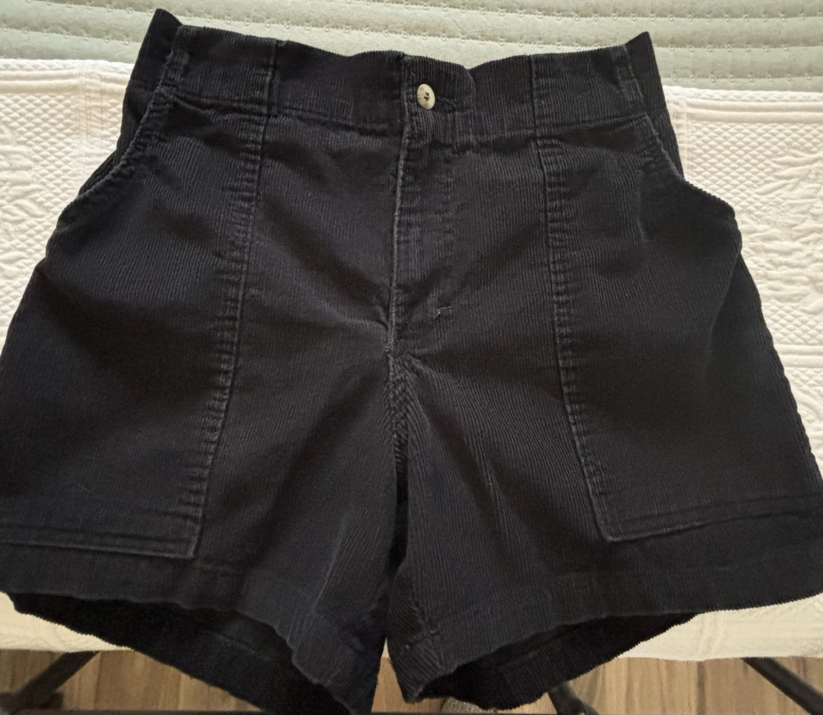 WEEDS Corduroy BLACK Men’s Shorts Vintage 80’s Beach Skate Surf Mens Sz 34