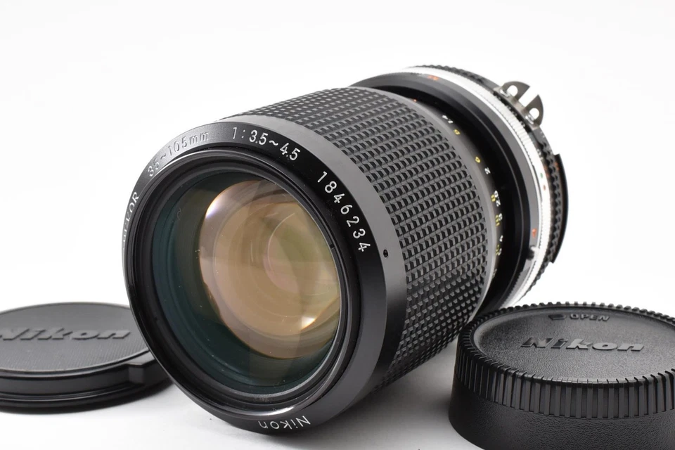 [Exc+5] Objectif Nikon Ai-s Zoom Nikkor 35-105 mm f/3,5-4,5 MF du JAPON - Photo 1/4