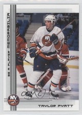 2000-01 ITG Be A Player Memorabilia Taylor Pyatt #423 m5x